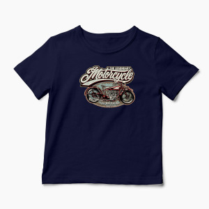 Tricou Personalizat Motocicleta Indian - Copii-Bleumarin