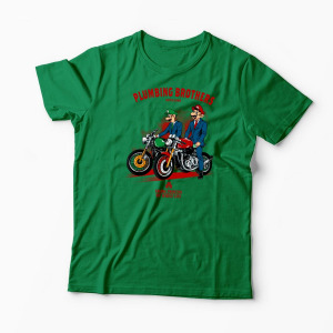 Tricou Personalizat Motocicliști Mario Brothers - Bărbați-Verde