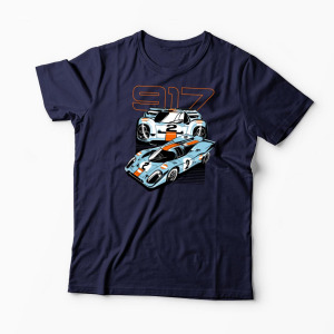 Tricou Personalizat Porsche 917 Le Mans - Bărbați-Bleumarin