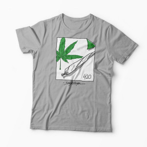 Tricou Personalizat Stay High - Bărbați-Gri