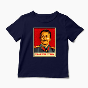 Tricou Personalizat Sylvester Stalin - Copii-Bleumarin