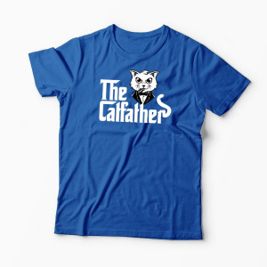 Tricou Personalizat The Catfather - Bărbați-Albastru Regal