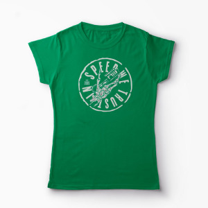 Tricou Piston Head In Speed We Trust - Femei-Verde