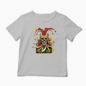 Tricou Poker Joker - Copii-Gri