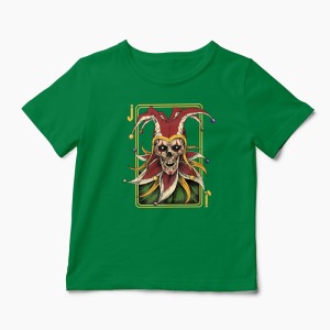 Tricou Poker Joker - Copii-Verde