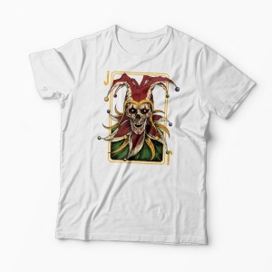 Tricou Poker Joker - Bărbați-Alb