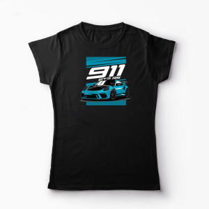 Tricou Mașină 911 GT3 RS - Femei-Negru