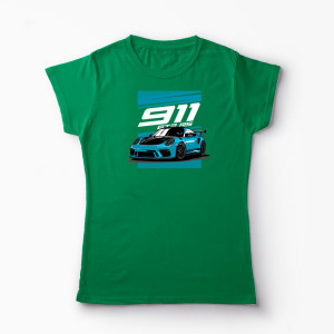 Tricou Mașină 911 GT3 RS - Femei-Verde