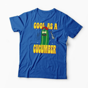 Tricou Rick and Morty Cool As A Cucumber - Bărbați-Albastru Regal