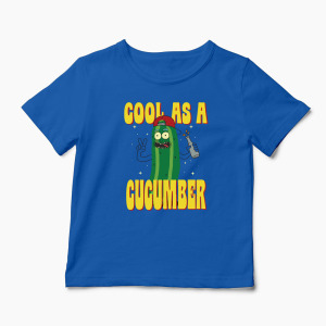 Tricou Rick and Morty Cool As A Cucumber - Copii-Albastru Regal