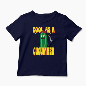 Tricou Rick and Morty Cool As A Cucumber - Copii-Bleumarin