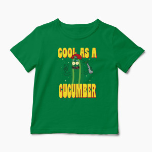 Tricou Rick and Morty Cool As A Cucumber - Copii-Verde