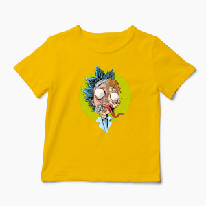 Tricou Rick Sanchez Fusion Venom - Copii-Galben