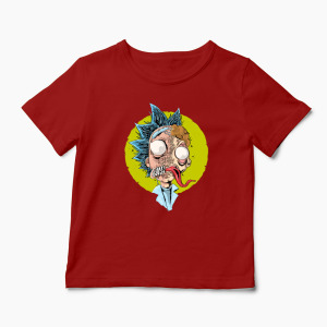 Tricou Rick Sanchez Fusion Venom - Copii-Roșu