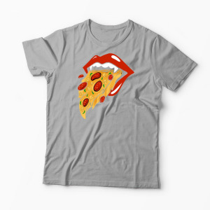 Tricou Rolling Stones Pizza - Bărbați-Gri