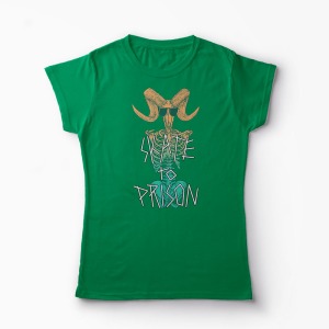 Tricou Skate to Prison - Femei-Verde