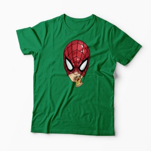 Tricou Spiderman Pizza - Bărbați-Verde