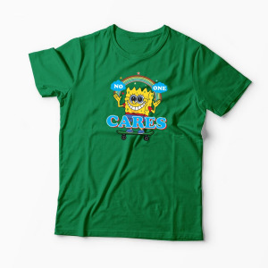 Tricou SpongeBob Nimănui nu-i pasă - Bărbați-Verde