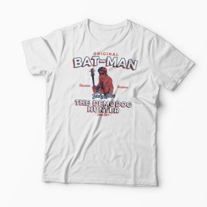 Tricou Stranger Things The Demodog Hunter - Bărbați-Alb