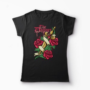 Tricou The Dagger - Femei-Negru