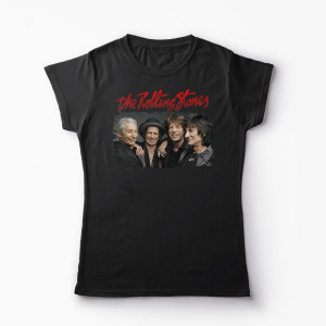 Tricou The Rolling Stones - Femei-Negru