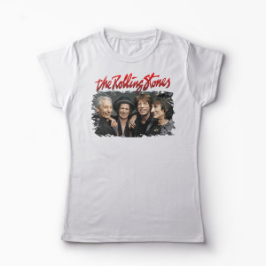 Tricou The Rolling Stones - Femei-Alb