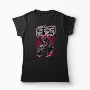 Tricou The Vaspa Be With You - Femei-Negru