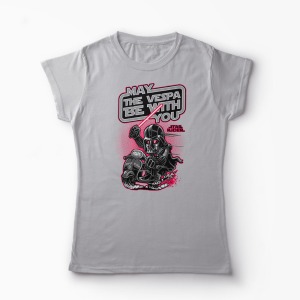 Tricou The Vaspa Be With You - Femei-Gri