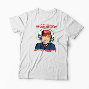 Tricou Trump Clorox Vs. Coronavirus - Bărbați-Alb