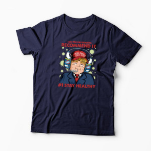 Tricou Trump Clorox Vs. Coronavirus - Bărbați-Bleumarin