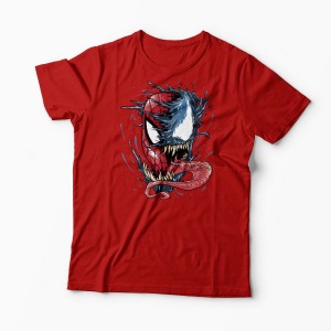 Tricou Venom vs. Spiderman - Bărbați-Roșu