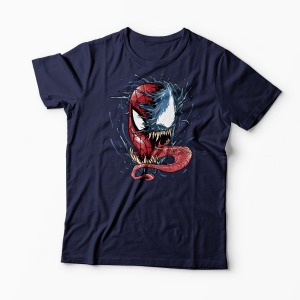 Tricou Venom vs. Spiderman - Bărbați-Bleumarin