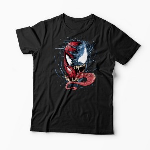 Tricou Venom vs. Spiderman - Bărbați-Negru