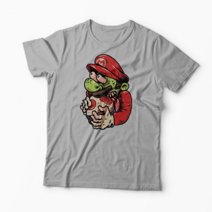 Tricou Zombie Mario - Bărbați-Gri