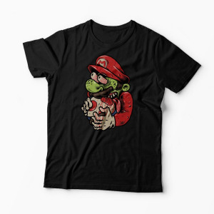 Tricou Zombie Mario - Bărbați-Negru