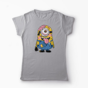 Tricou Zombie Minion - Femei-Gri