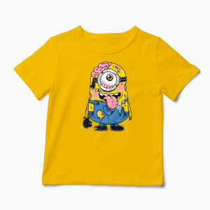 Tricou Zombie Minion - Copii-Galben