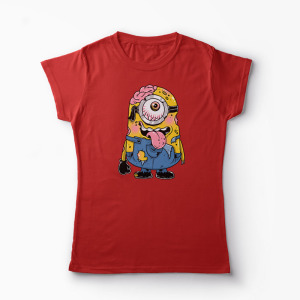 Tricou Zombie Minion - Femei-Roșu