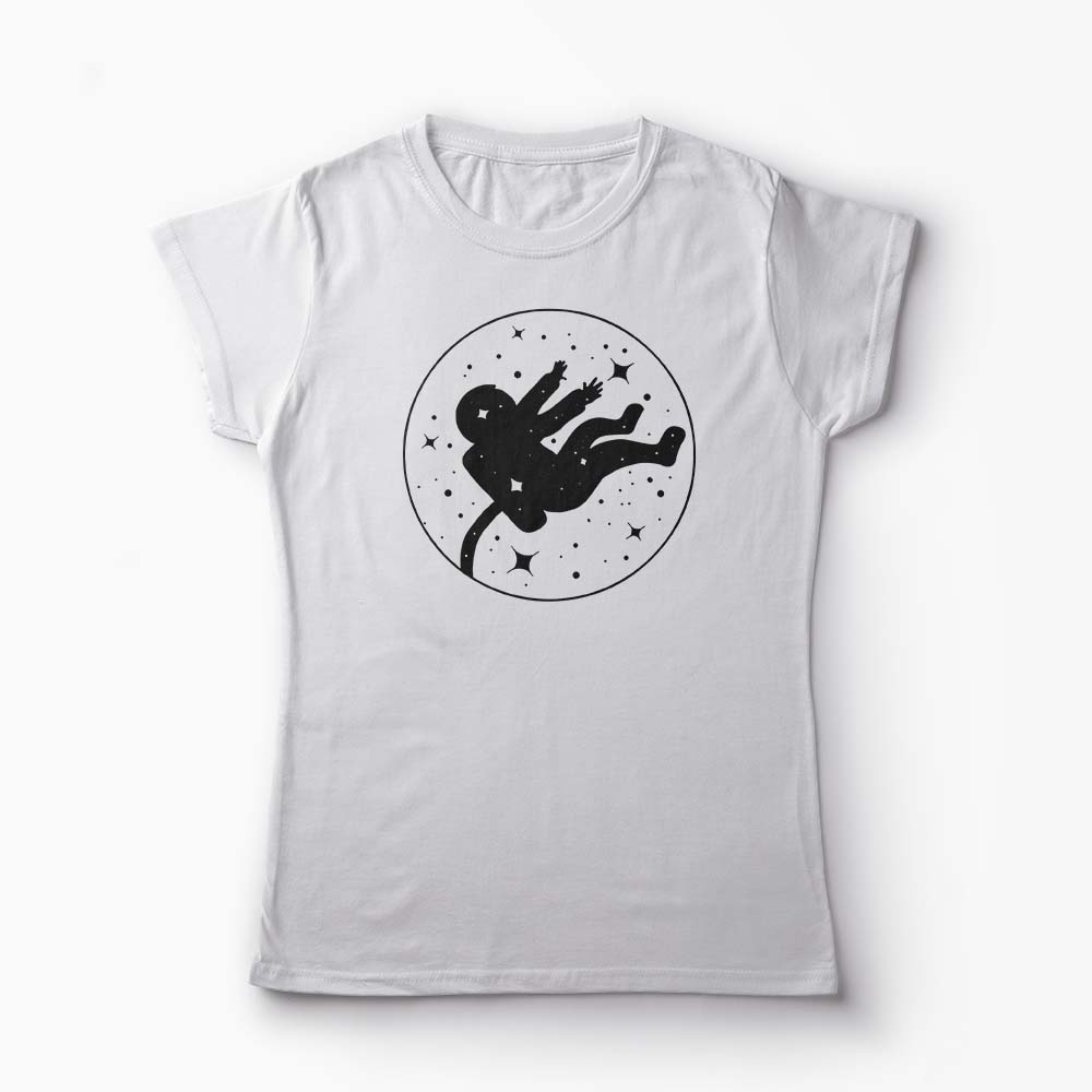 Tricou Astronaut No Gravity - Femei-Alb