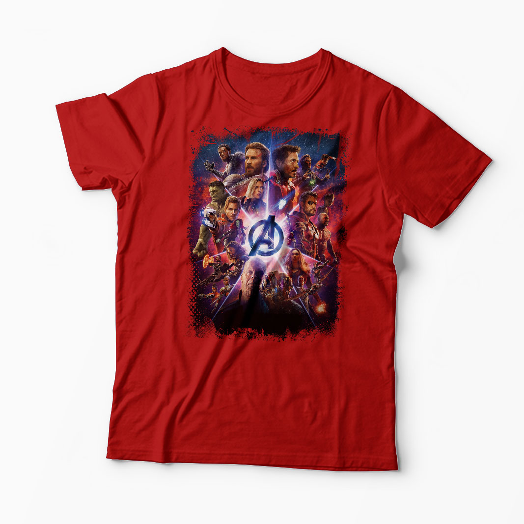 Tricou Avengers Infinity War  - Bărbați-Roșu