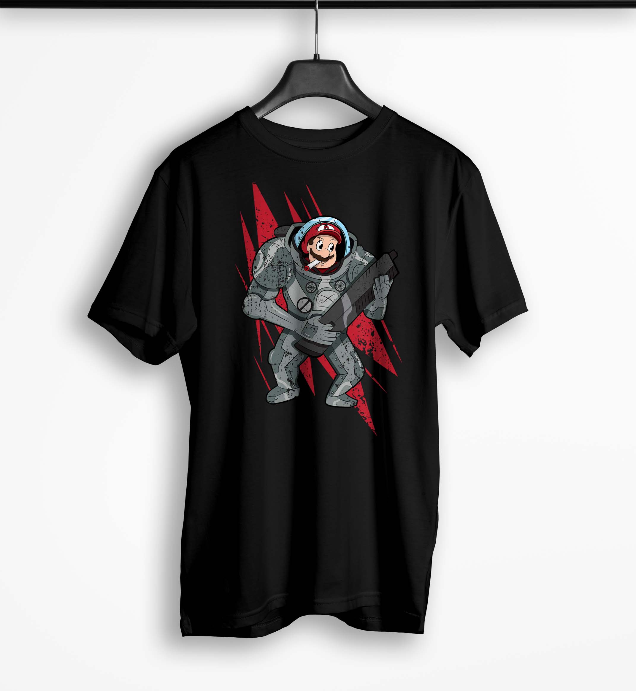 Tricou Barbati Personalizat Starcraft Tychus Findlay - Mario - Bărbați-Negru