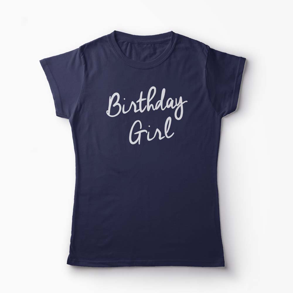 Tricou Birthday Girl - Femei-Bleumarin