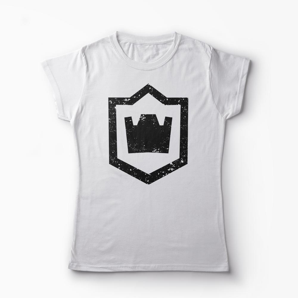 Tricou Clash Royale Logo - Femei-Alb