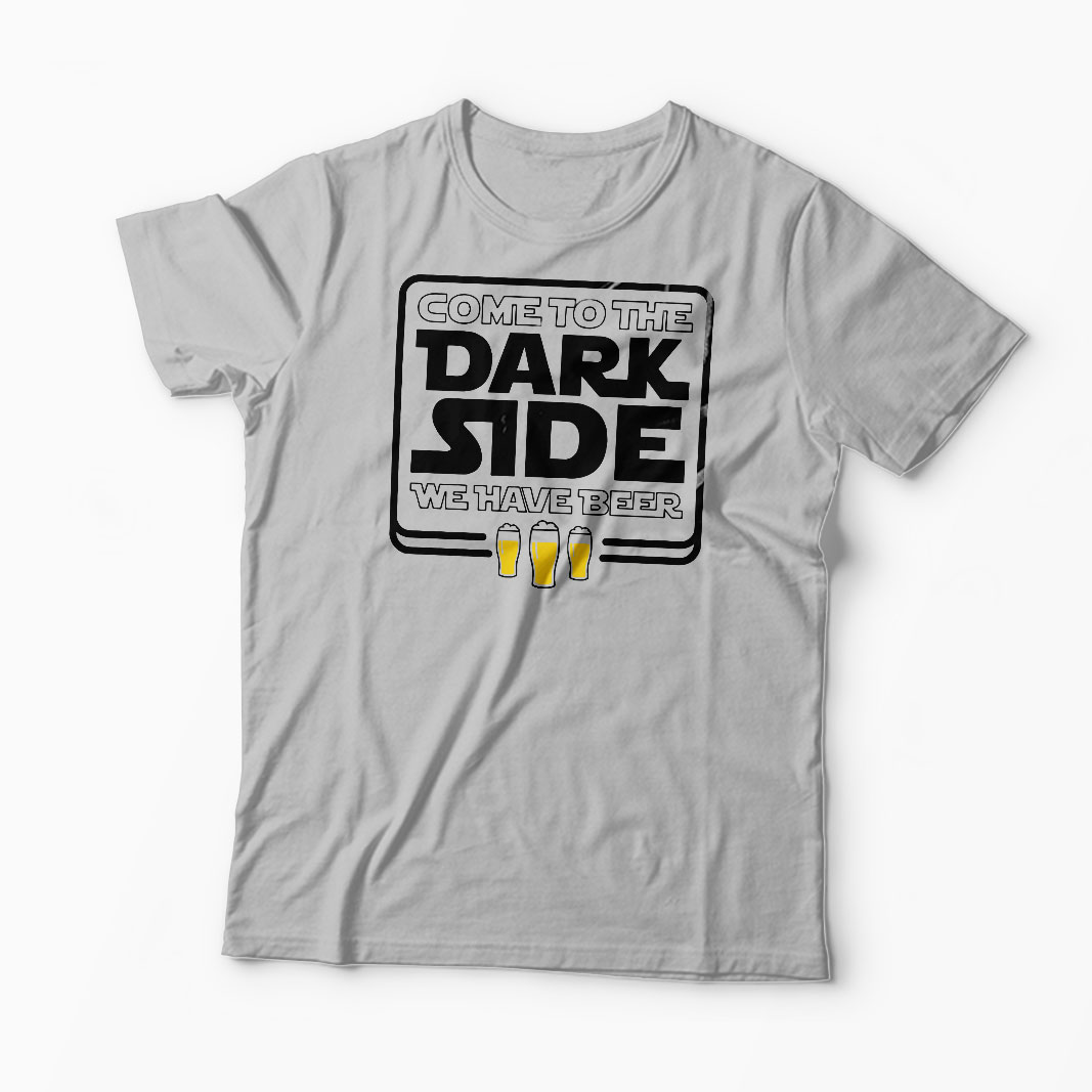 Tricou Come To The Dark Side We Have Beer - Bărbați-Gri