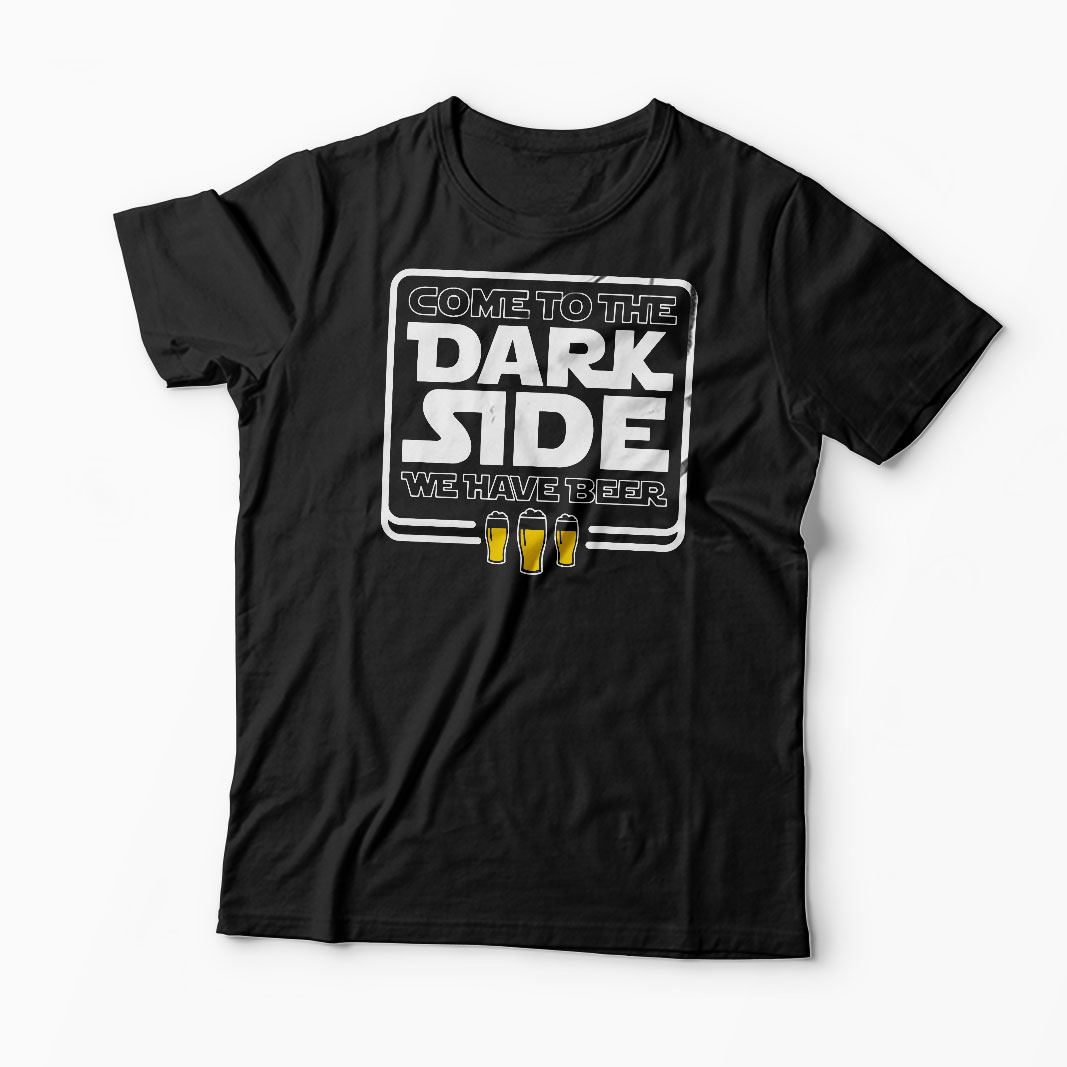 Tricou Come To The Dark Side We Have Beer - Bărbați-Negru