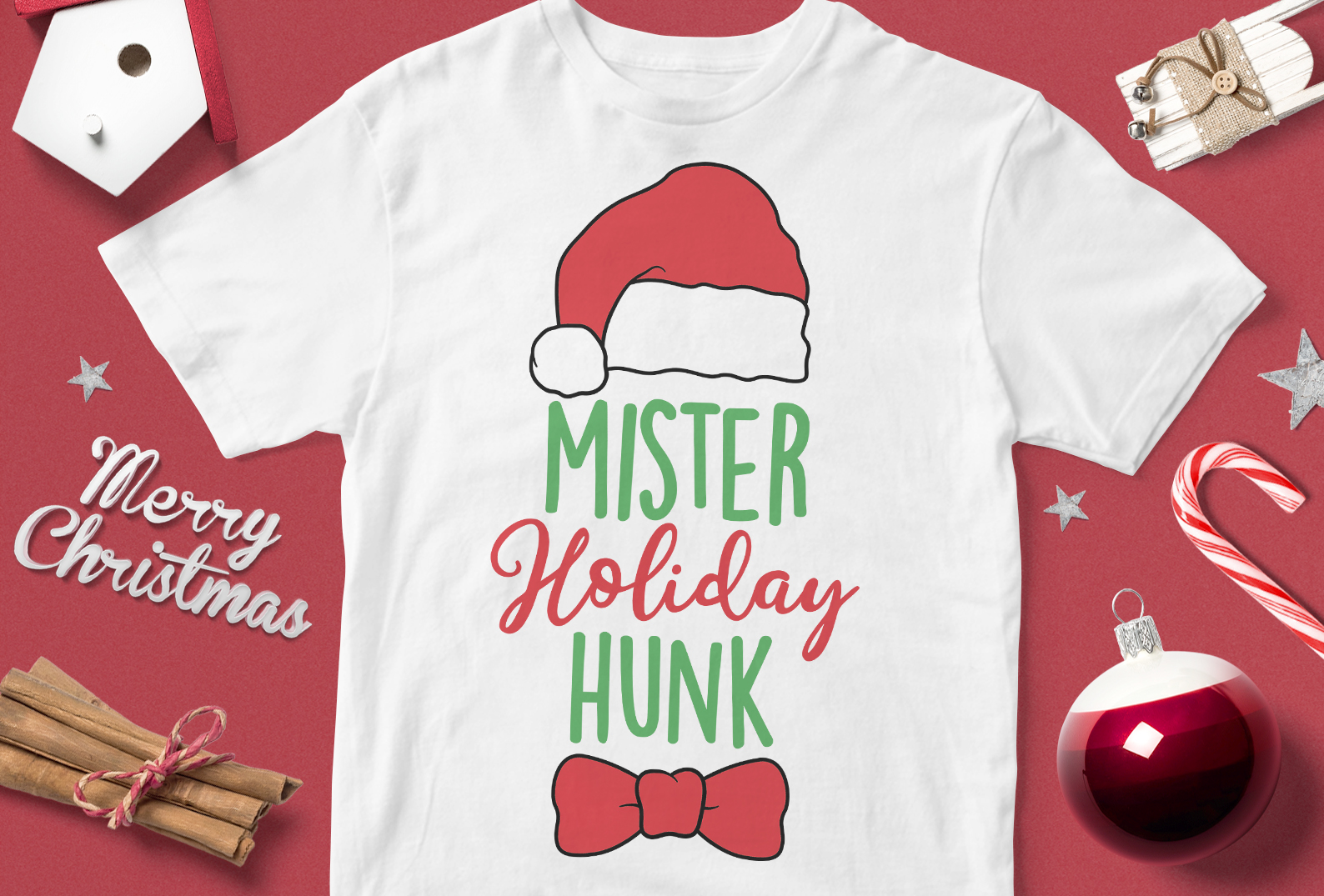 Tricou Crăciun Mister Holiday Hunk