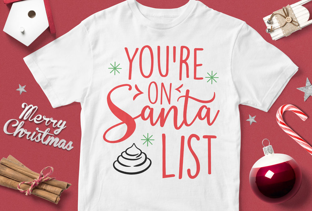 Tricou Crăciun Santa List