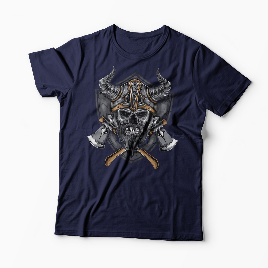 Tricou Craniu Valhalla  - Bărbați-Bleumarin