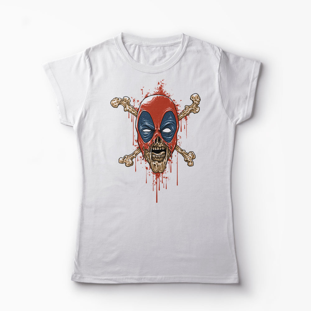 Tricou DeadZombie - Femei-Alb