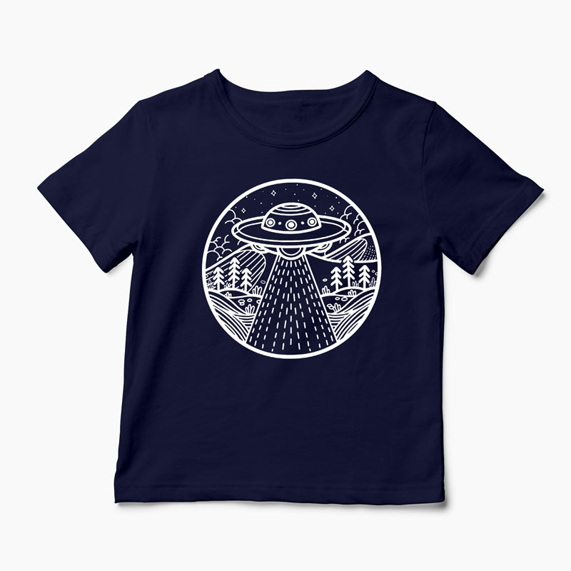 Tricou Extraterestru Ufo - Copii-Bleumarin